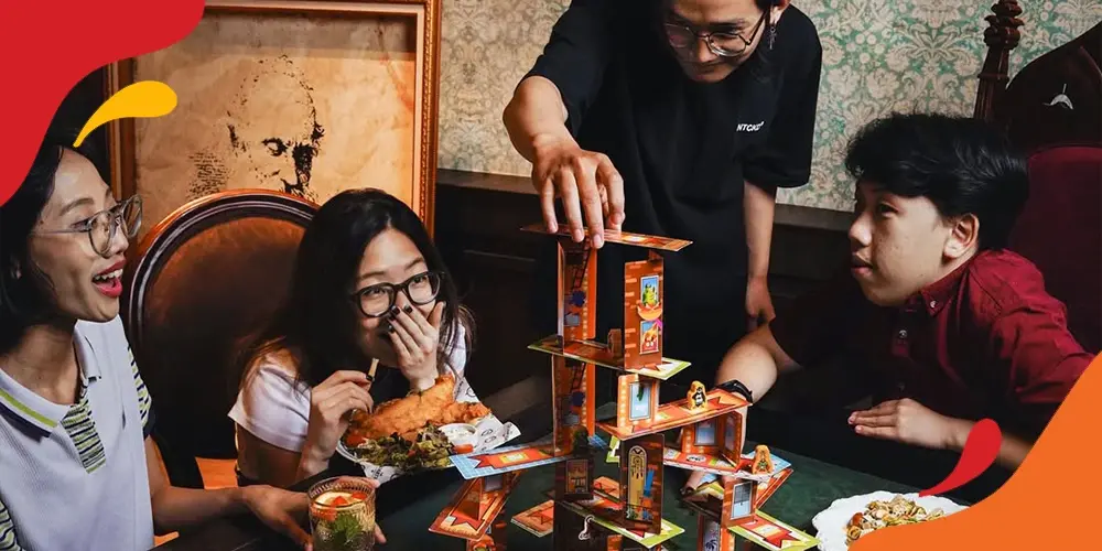 Suasana the quarters board game longue di PIK